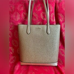 Gold Kate Spade tote ♠️